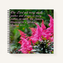 Isaiah 61:11 Inspiração Floral Rosa