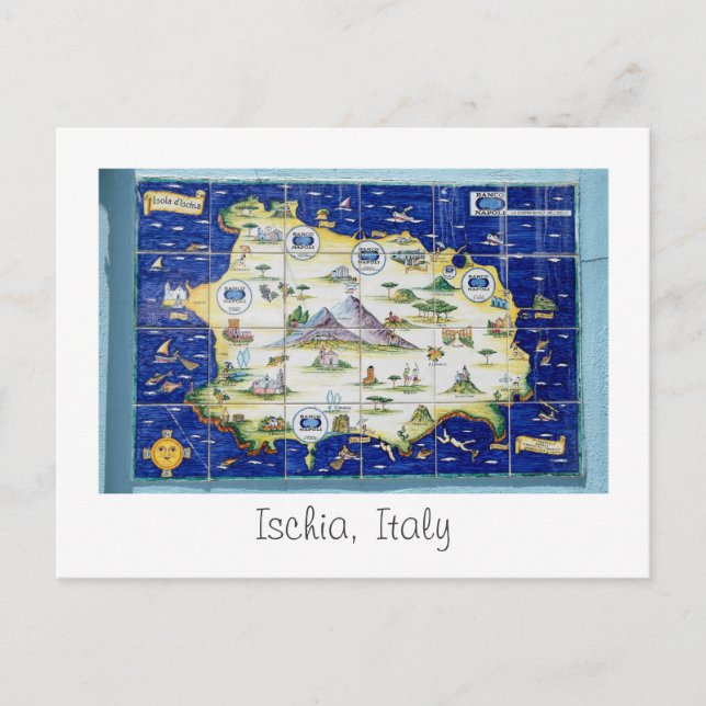 Ischia, cartão postal italiano (Frente)