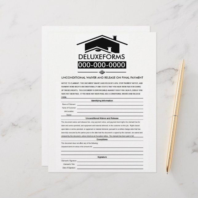 Isenção e Liberação Incondicional de Telhado Preto (Frente/Verso In Situ)