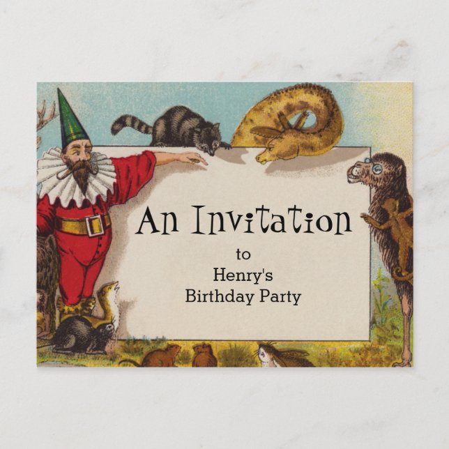 Isidore, o cartão postal dos animais (Frente)