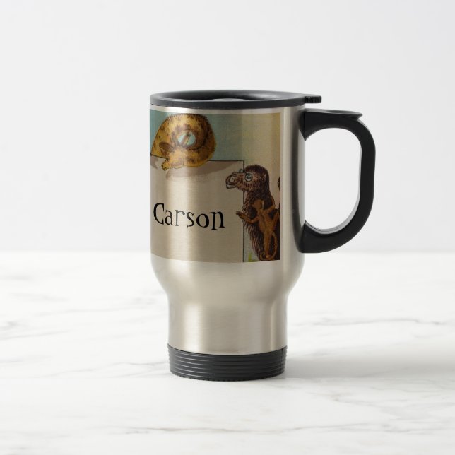 Isidore, o Elf e a Caneca de viagem dos animais (Direita)