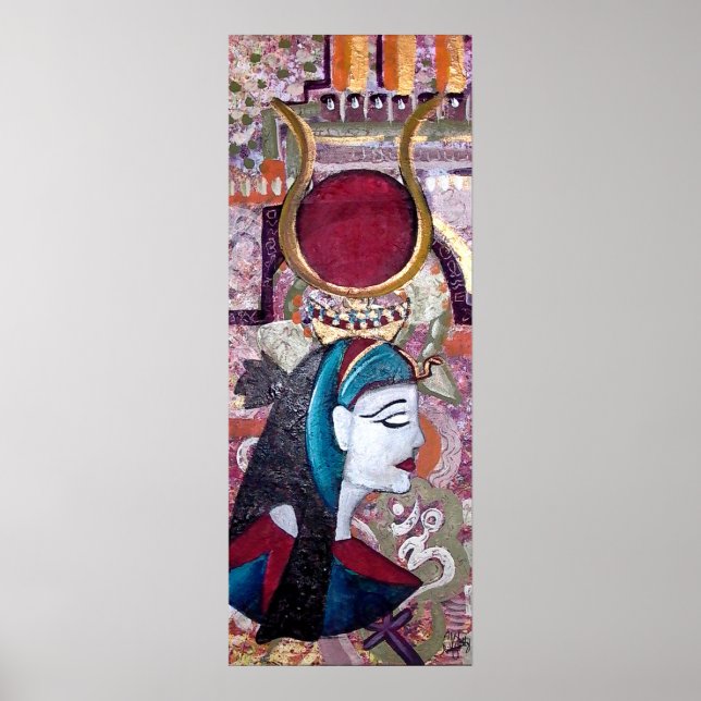 ISIS - EGÍPCIA GODDESE ART Impressão (Frente)