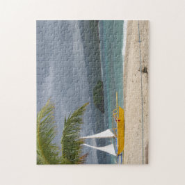 Island Beach Boat Paradise Quebra-cabeça