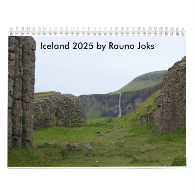 Islândia 2025 Calendário de Rauno Joks (Capa)