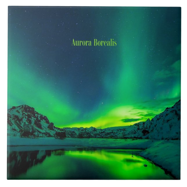 Islândia, Aurora Borealis (Frente)