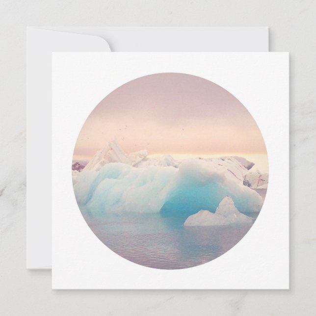 Islândia - Cartão personalizado (Frente)