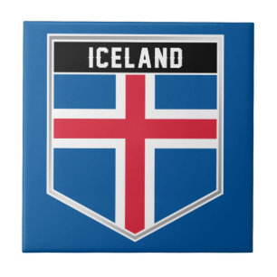 Islândia Flag Shield