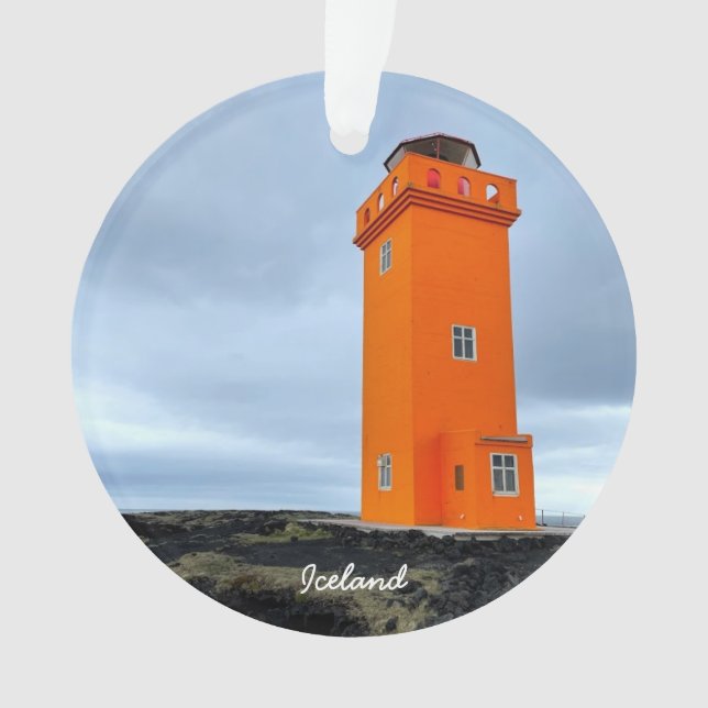 Islândia - ornamento cerâmico (Frente)