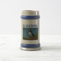 Islândia Puffin Souvenir Beer Caneca de cerveja