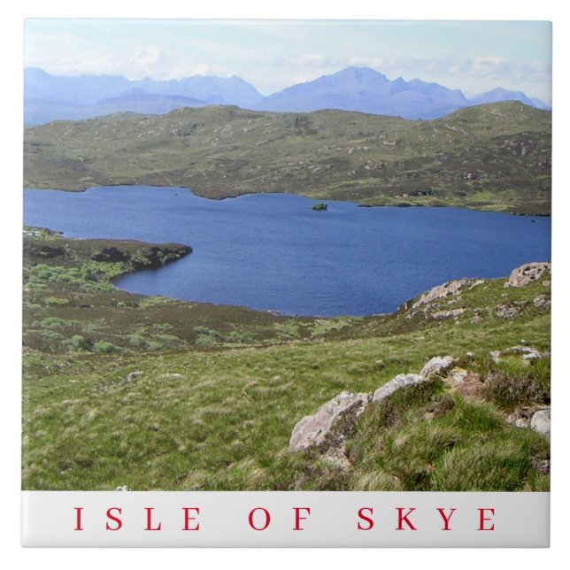 Isle de Skye vê azulejo cerâmico (Frente)