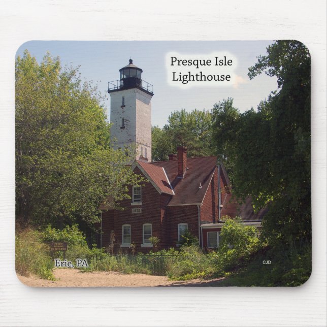 Isle Lighthouse Erie mousepad (Frente)