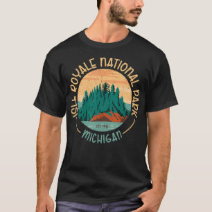 Isle Royale Michigan National Park Camisetas Moose