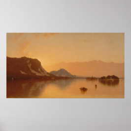 Isola Bella no Lago Maggiore - 1871 Poster