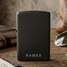 Isqueiro conhecido feito sob encomenda de Zippo