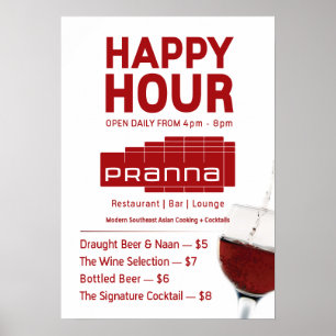 Isqueiro Jul-23 vermelho do poster do happy hour