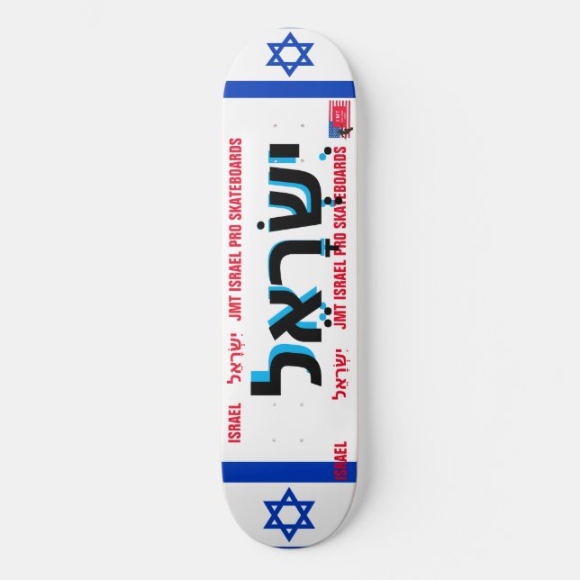 ISRAEL  JMT ISRAEL Deck de Skateboard 8 1/4" (Frente)