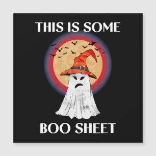Isso É Alguma Folha de Boo Dia das Bruxas Fantasma