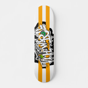 Isso é como eu rolo o skate