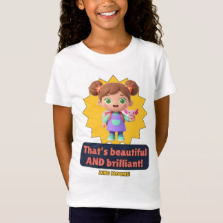 Isso é Lindo E Brilhante! Camiseta para Meninas - 
