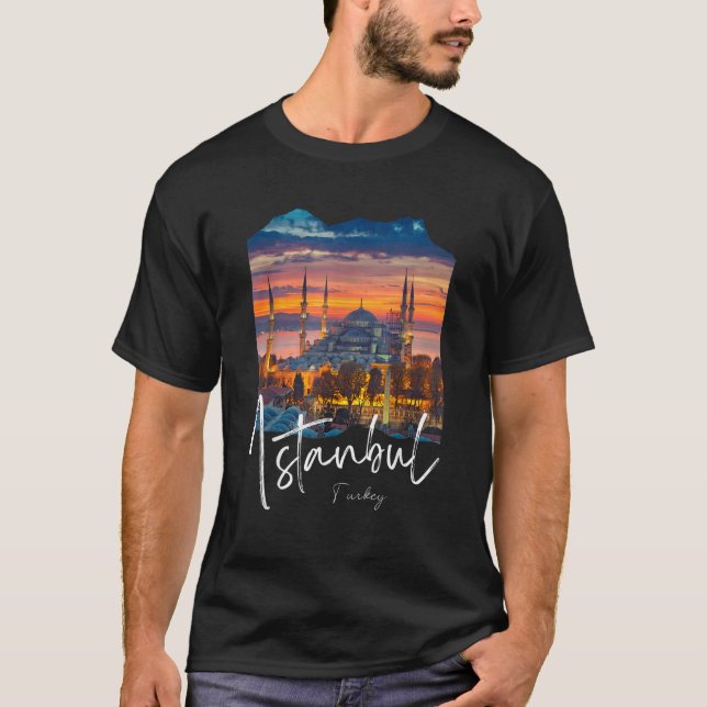 Istambul Turquia Souvenir Camisa (Frente)