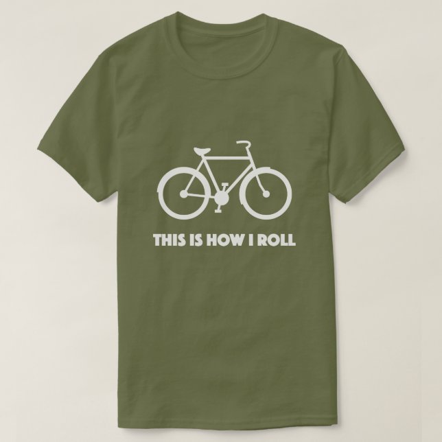 Isto é como eu rolo a camisa do ciclismo para (Frente do Design)