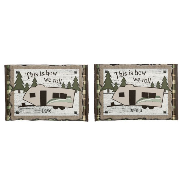 Isto é como nós rolamos fronha de almofada (Frente - conjunto)