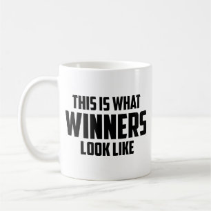 Isto é o que os VENCEDORES parecem Caneca de Café