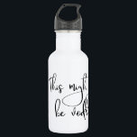 Isto Pode Ser Vodka Bebendo Água Garrafa Humor<br><div class="desc">Este design foi criado através da arte digital. Pode ser personalizado clicando no botão personalizar e alterando a cor, adicionando um nome, iniciais ou as suas palavras favoritas. Entre em contato comigo em colorflowcreations@gmail.com se você quiser usar este design em outro produto. Compre minha pintura de acrílico abstrato original para...</div>