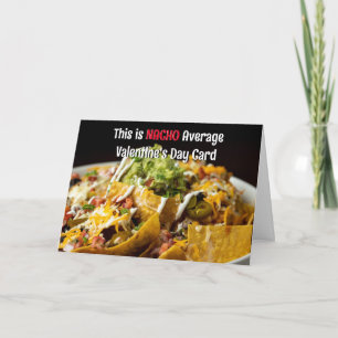 Isto são nachos de cartão do dia dos namorados nad