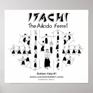Itachi Bokken Kata nº 1 Poster