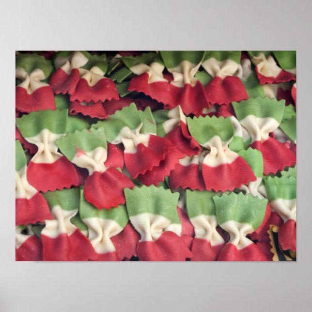 Itália 3 Poster de massas coloridas (Frente)