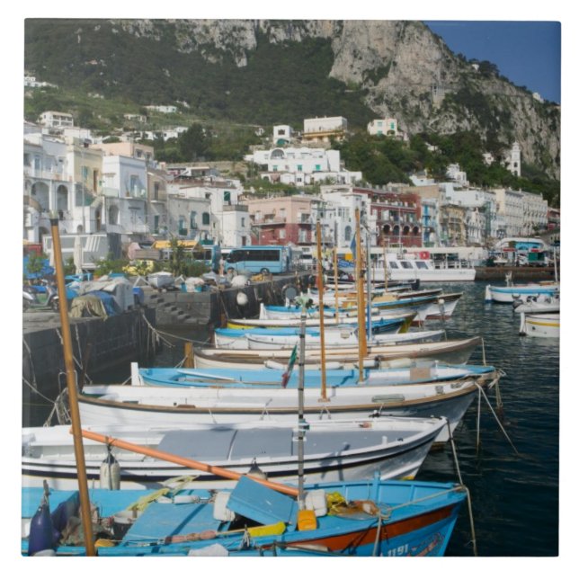 ITÁLIA, Campânia, (Baía de Nápoles), CAPRI:Marina (Frente)