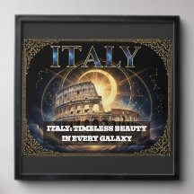 Itália Cósmica Coliseu Romano Arte Celestial