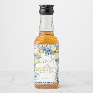 Itália Lemon Blue Azulejos Grazie Chá de panela