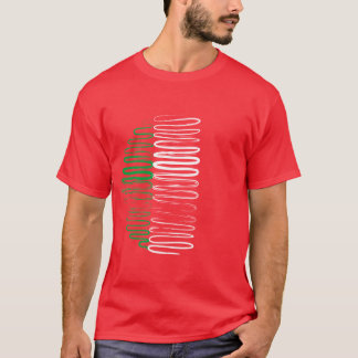Italia na camiseta vermelha