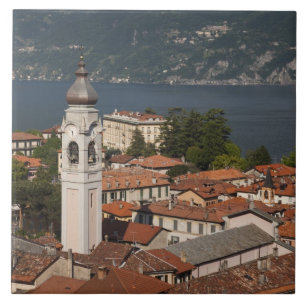 Itália, Província de Como, Menaggio. Vista da cida