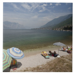 Itália, Província de Verona, Brenzone. Lago de Gar