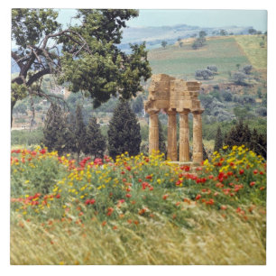Itália, Sicília, Agrigento. As ruínas do