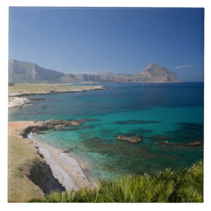 Itália, Sicília, San Vito Lo Capo, Vista do Golfo