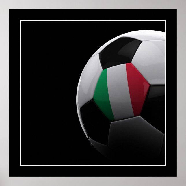 Itália Soccer Ball - POSTER (Frente)
