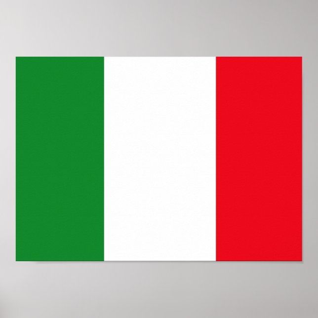 Italian Flag Poster (Frente)
