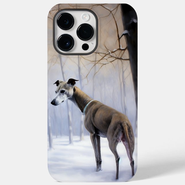 Italian Greyhound Deixe Nevar Natal (Verso)