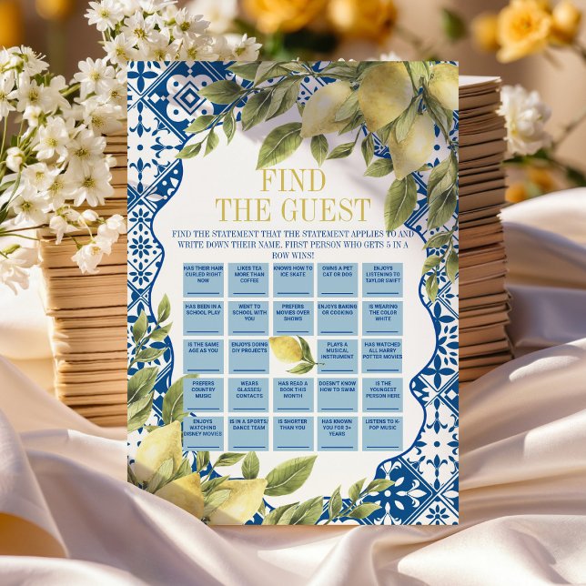 Italiano Encontre o Cartão de Jogo de Aniversário  (Criador carregado)