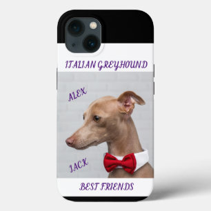 ITALIANO GREYHOUND APPLE IPHONE 13 CASE E NOMES.