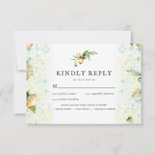 Italiano Lemon Grove   Boho que Wedding RSVP