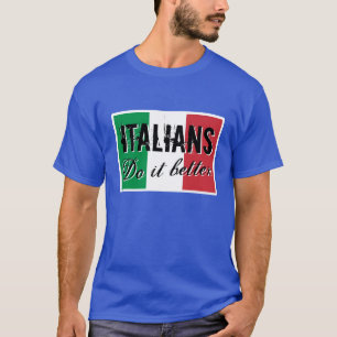 Italianos melhora a camisa de t