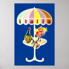 Italy travel poster