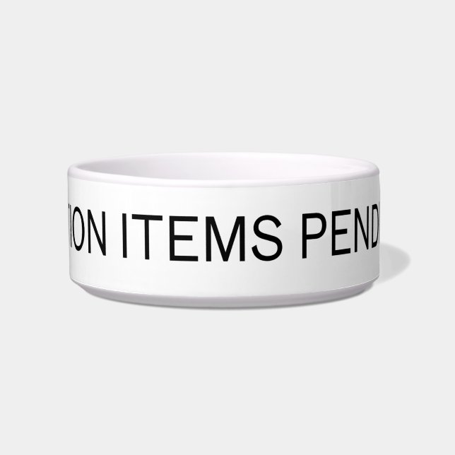 Itens de Ação Pendentes | Tigela de Cerâmica Moder (Frente)