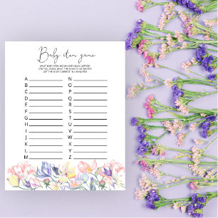 Itens de Bebê Flores Silvestres Jogo de Bebê Churr