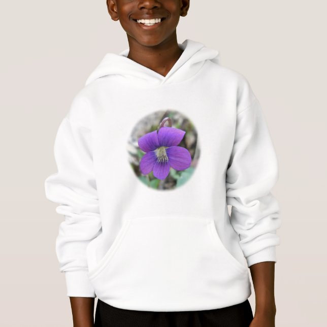 Itens de Coordenada de Flor Selvagem Violeta (Frente)